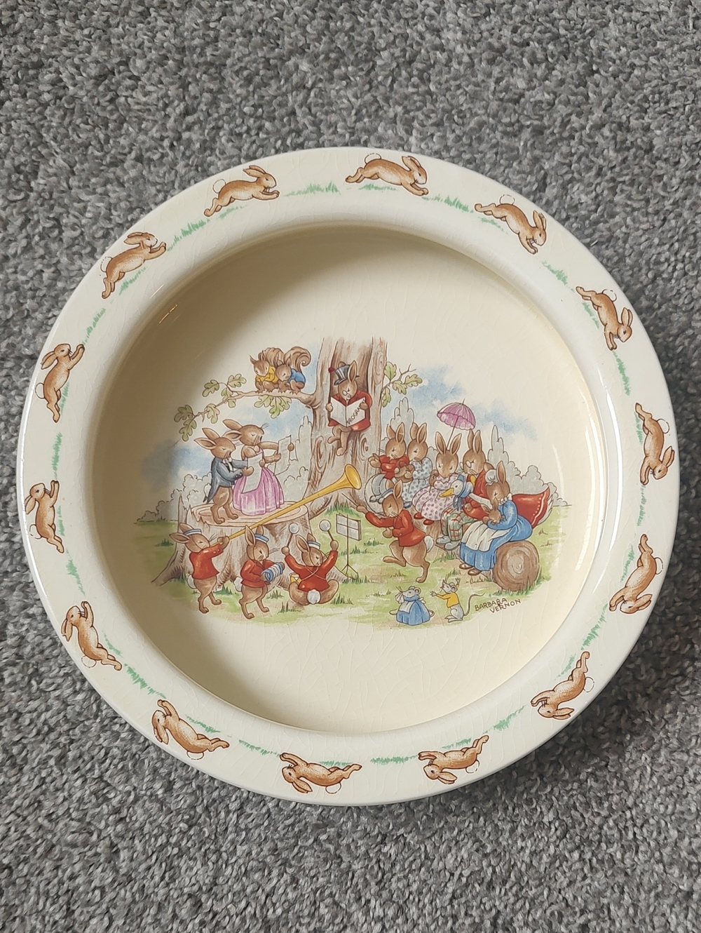 Made In England Royal Doulton Bunnykins Bowl